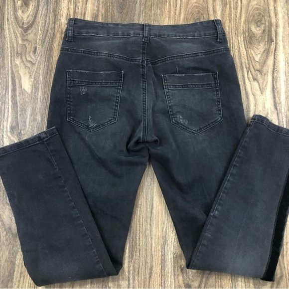 Sisley Lima Slip Carrot Fit Distressed Jeans - Picture 10 of 10